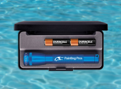 Custom imprinted Flash Light for Baton Rouge, LA with a local business logo