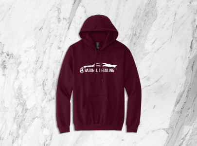 Custom imprinted Pullover Sweatshirt for Baton Rouge, LA with a local business logo