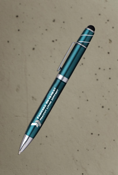 Custom imprinted Wizzard Executive Pen for Baton Rouge, LA with a local business logo